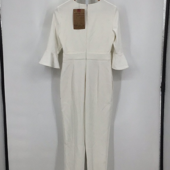 Black halo size 6 cream romper - Picture 2 of 4